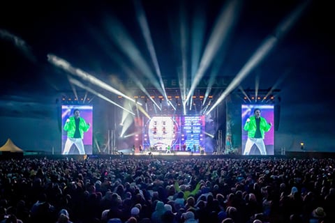 Duran Duran headlined a number of UK outdoor shows this summer (photo: Lytham Festival)