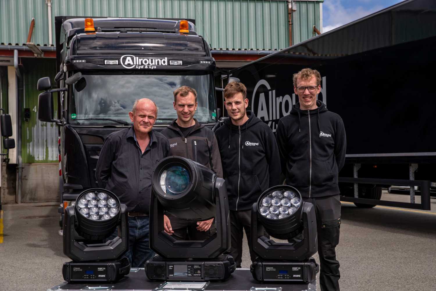 Laurs Pedersen, Martin Breinholt, Wouter van der Zande and Daniel Sand (photo: Louise Stickland)