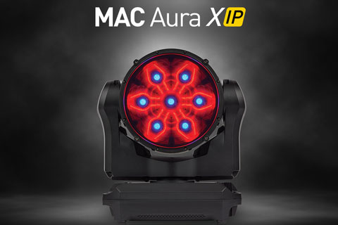 The new MAC Aura XIP is an indoor/outdoor premium wash Light with filament effect