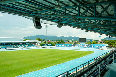 The refurbished Chonburi Stadium