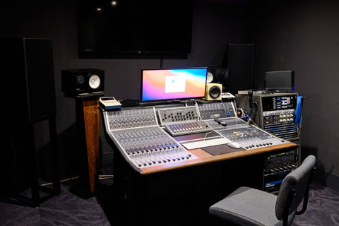 The Mix Master studio is part of a campus-wide refurbishment