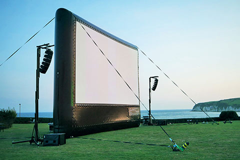 Blackbeam provides popup cinema hire services to a range of customers