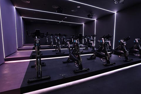 The Wellfit gym has been fitted out with a Martin Audio sound reinforcement solution