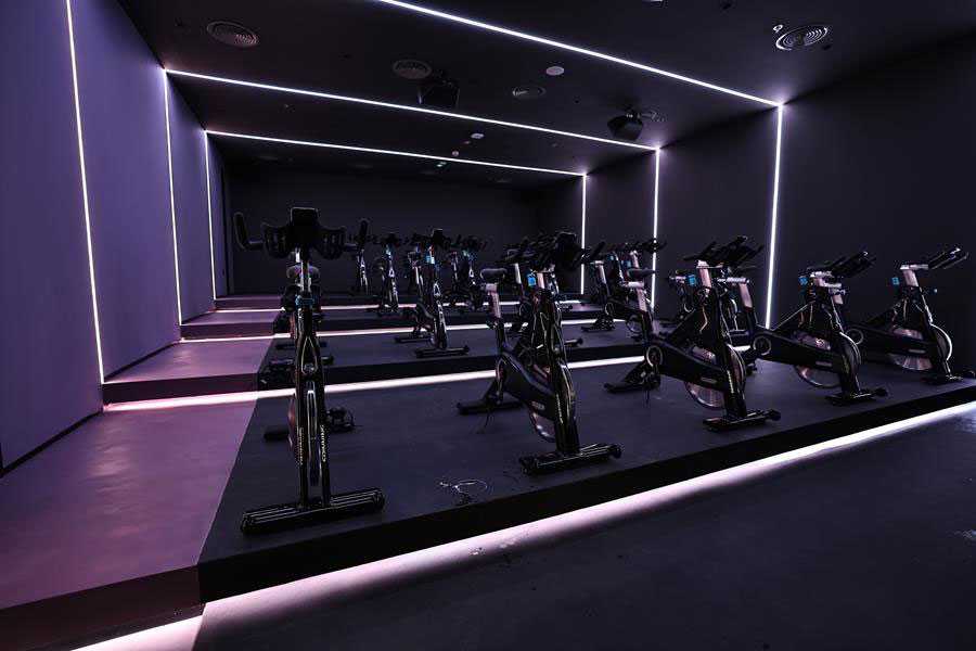 The Wellfit gym has been fitted out with a Martin Audio sound reinforcement solution