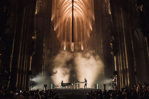 Grandbrothers played within the cathedral’s hallowed walls (photo: Michal Augustini)