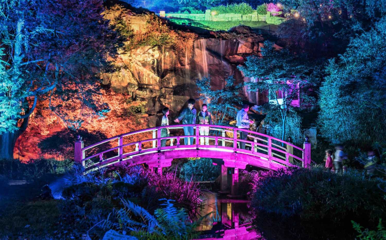 This year’s event was centred around the Japanese Garden section which included an authentic Japanese Moon Bridge (Dave Parrish Photography)