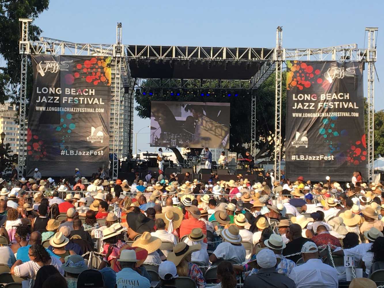 JBL in the swing at Long Beach Jazz Festival