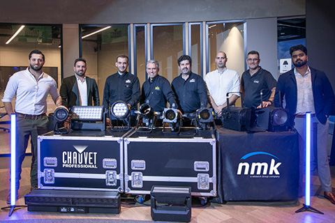 NMK is now the distributor of Chauvet products in the UAE, Oman, Kuwait, Bahrain, Saudi Arabia and Qatar