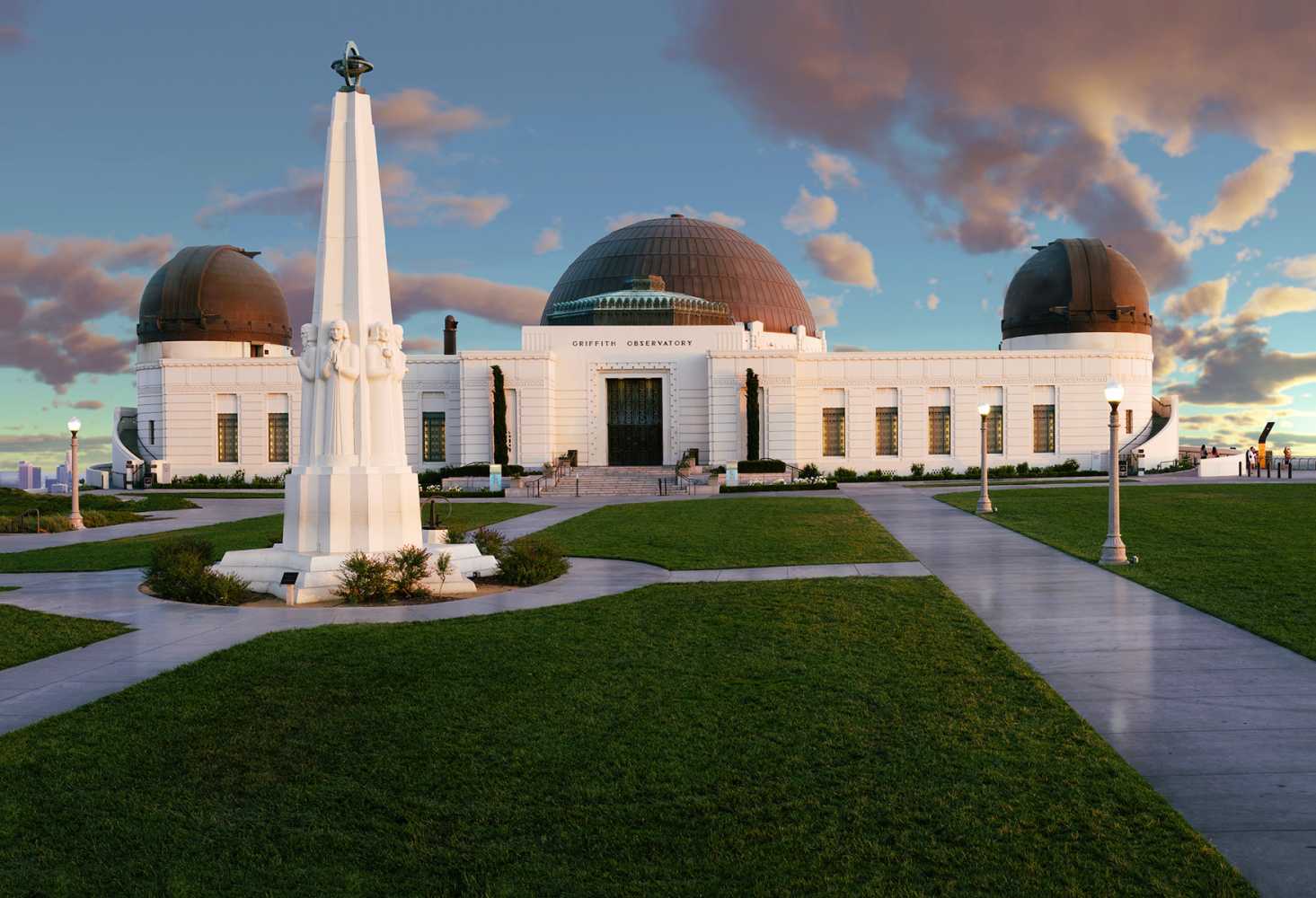 The Griffiths Observatory in Los Angeles