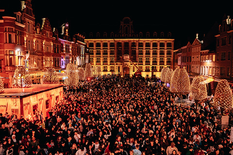 Party time in Leuven town square (photo: Mathias Roelants)