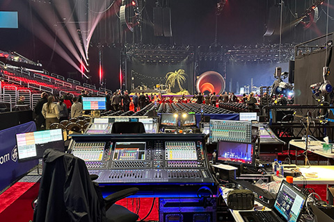 The DiGiCo consoles were provided through ATK Audiotek/Clair Global