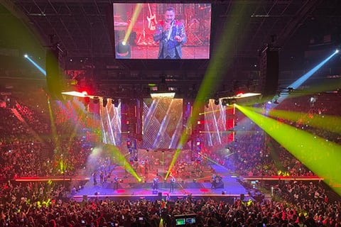 Banda MS play Arena Monterrey