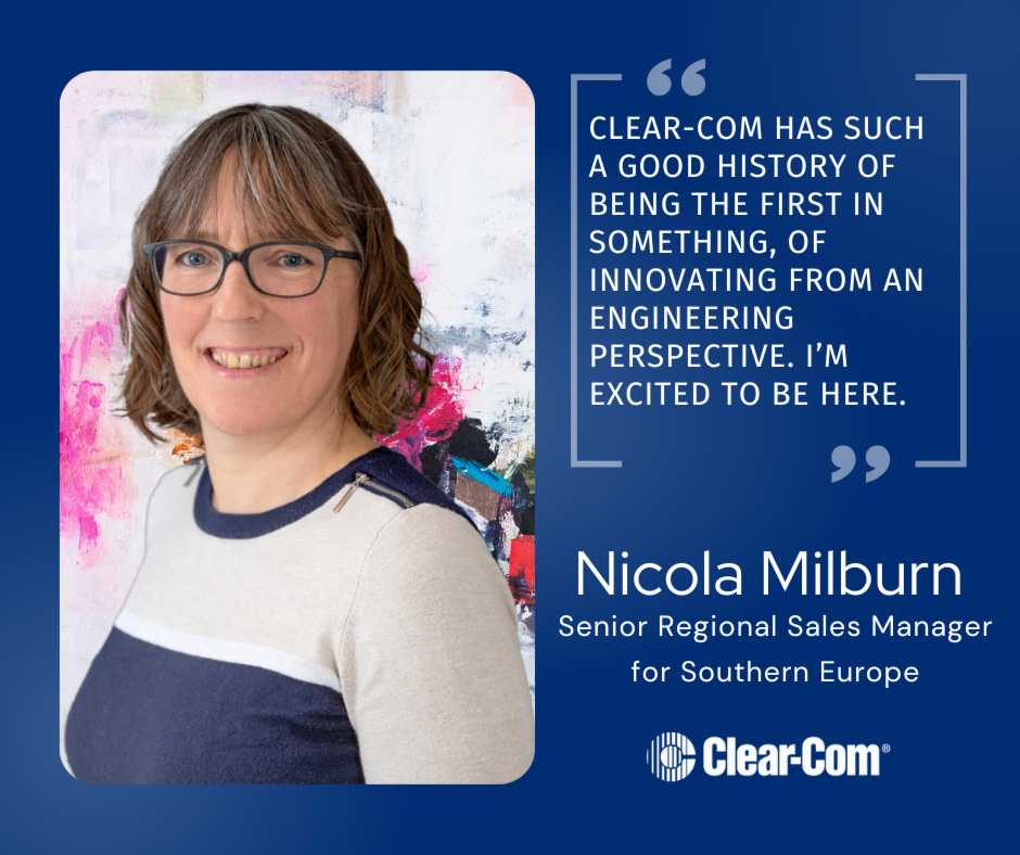 Nicola Milburn – senior regional sales manager for Southern Europe