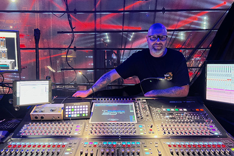 Hugo Angers - TV mixer and sound engineer and co-owner of Quebec-based Euphonie Sonorisation