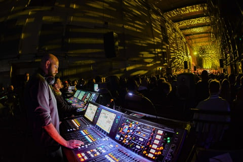 The LSO’s Pete Mycroft at front of house (photo: Karl Christmas)