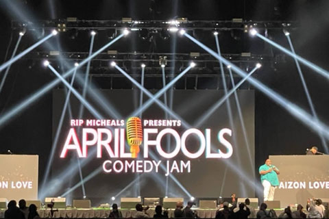 The April Fools Comedy Jam at Brooklyn’s Barclays Centre