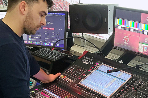 Boston College recently installed two DiGiCo SD10B consoles