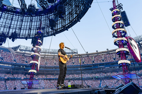 By the end of the North American leg, Ed Sheeran’s Mathematics tour will have logged 89 shows in 49 cities