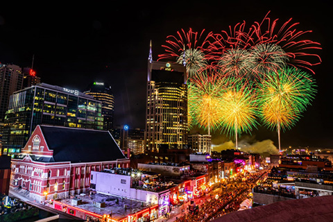 Celebrating July 4th in Nashville