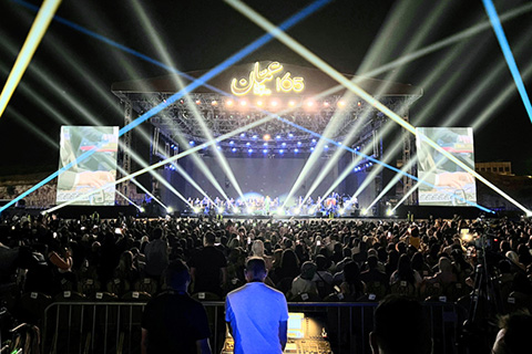 Iraqi superstar Kadim Al Sahir played Amman Exhibition Park