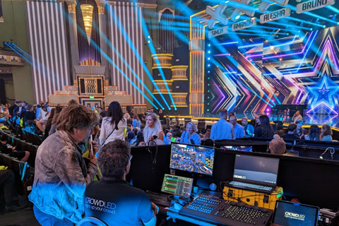 CrowdLED's sustainable LED wristbands lit up the crowd for the finals of Britain's Got Talent at the Eventim Apollo