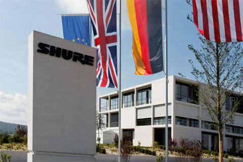 Shure’s Eppingen, Germany, office has reduced its energy use over four months by more than 25,000kW hours