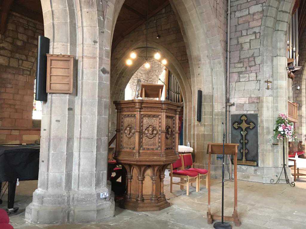 The 15th century cathedral has recently received a comprehensive audio system upgrade