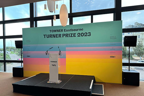 For the Turner Prize 2023, Sussex Events were working through technical production company, Missing Link